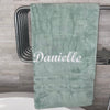 Mr and Mrs personalised towels | personalised wedding towel set | embroidered Egyptian cotton towels