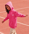 kids personalised initials hoodie | personalised overhead hoodie for kids | embroidered initials hoodie for children | matching family personalised hoodie