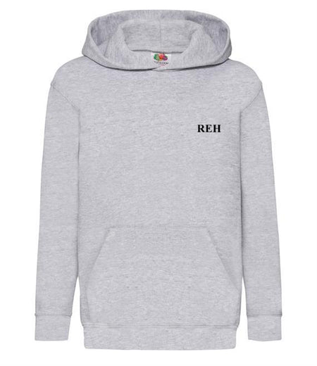 kids personalised initials hoodie | personalised overhead hoodie for kids | embroidered initials hoodie for children | matching family personalised hoodie