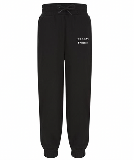 kids personalised sustainable joggers | unisex personalised joggers for children | recycled cotton kids joggers | matching family sustainable joggers