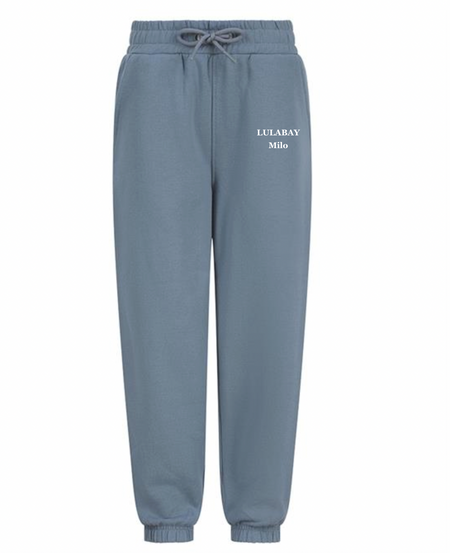 kids personalised sustainable joggers | unisex personalised joggers for children | recycled cotton kids joggers | matching family sustainable joggers