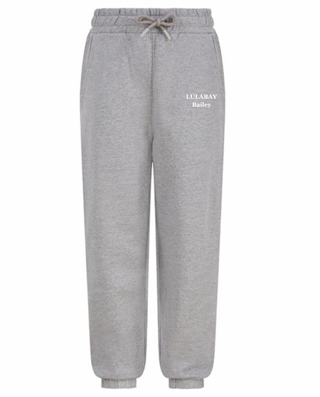 kids personalised sustainable joggers | unisex personalised joggers for children | recycled cotton kids joggers | matching family sustainable joggers