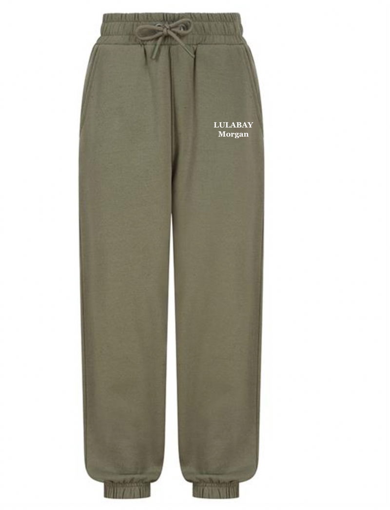 kids personalised sustainable joggers | unisex personalised joggers for children | recycled cotton kids joggers | matching family sustainable joggers