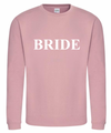 personalised Bride sweatshirt | personalised bride to be sweatshirt | personalised bridal sweatshirt