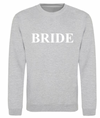 personalised Bride sweatshirt | personalised bride to be sweatshirt | personalised bridal sweatshirt