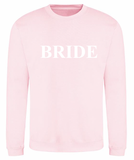 personalised Bride sweatshirt | personalised bride to be sweatshirt | personalised bridal sweatshirt