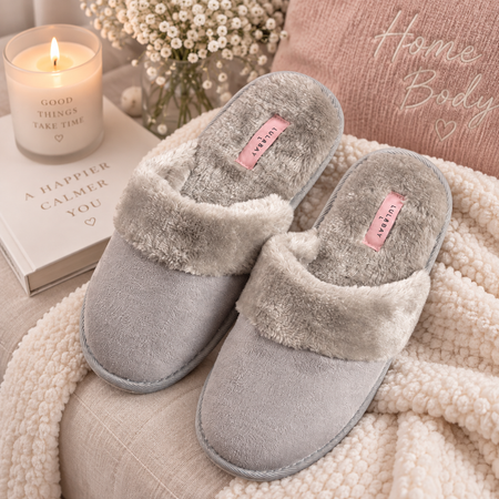Faux Suede Slippers