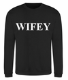 personalised Wifey sweatshirt | personalised bridal sweatshirt | personalised bride sweatshirt