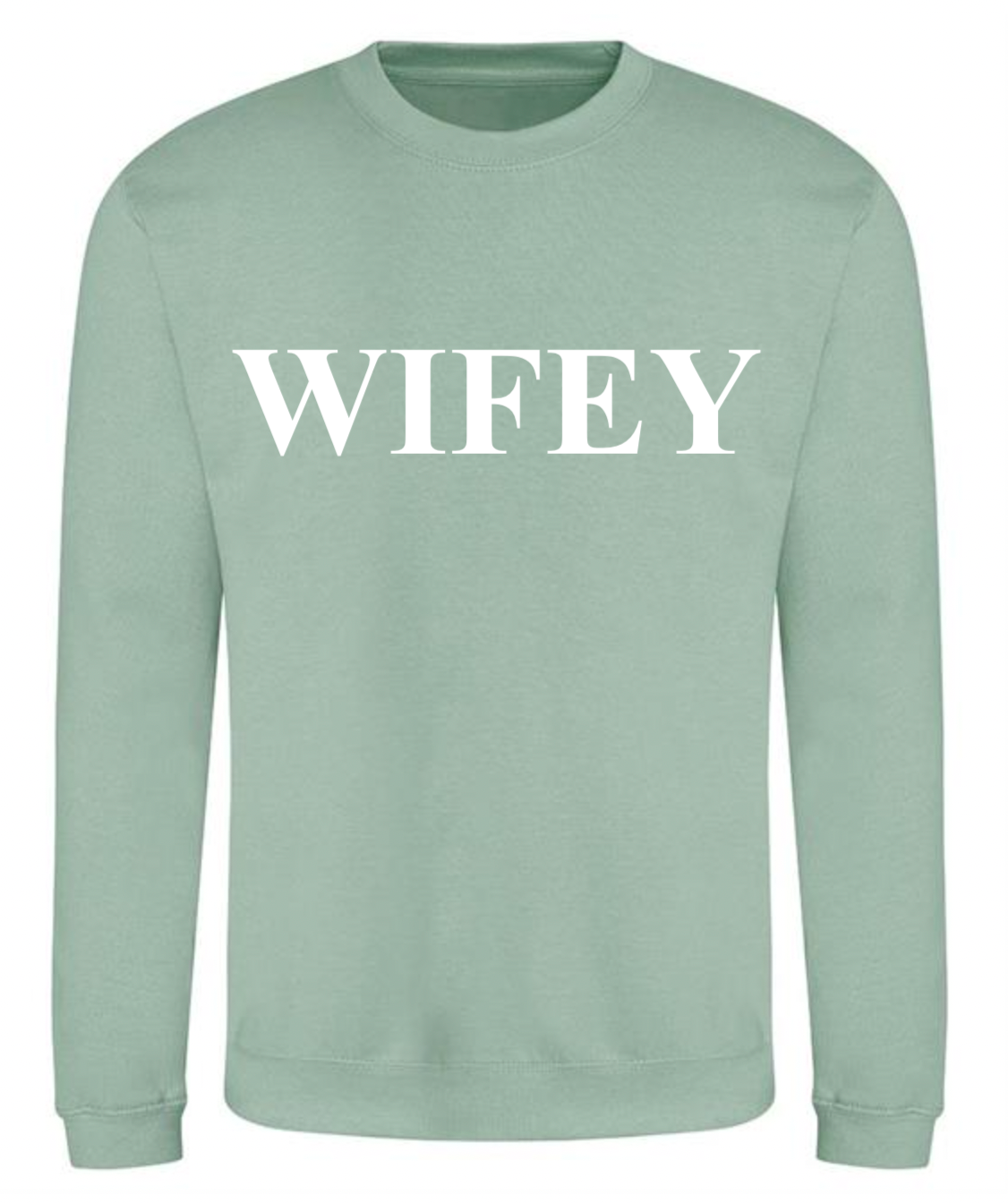 Ladies WIFEY personalised sweatshirt