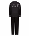 personalised bridal satin long pyjama set | personalised bridal satin pyjamas bride (change according to colour image)