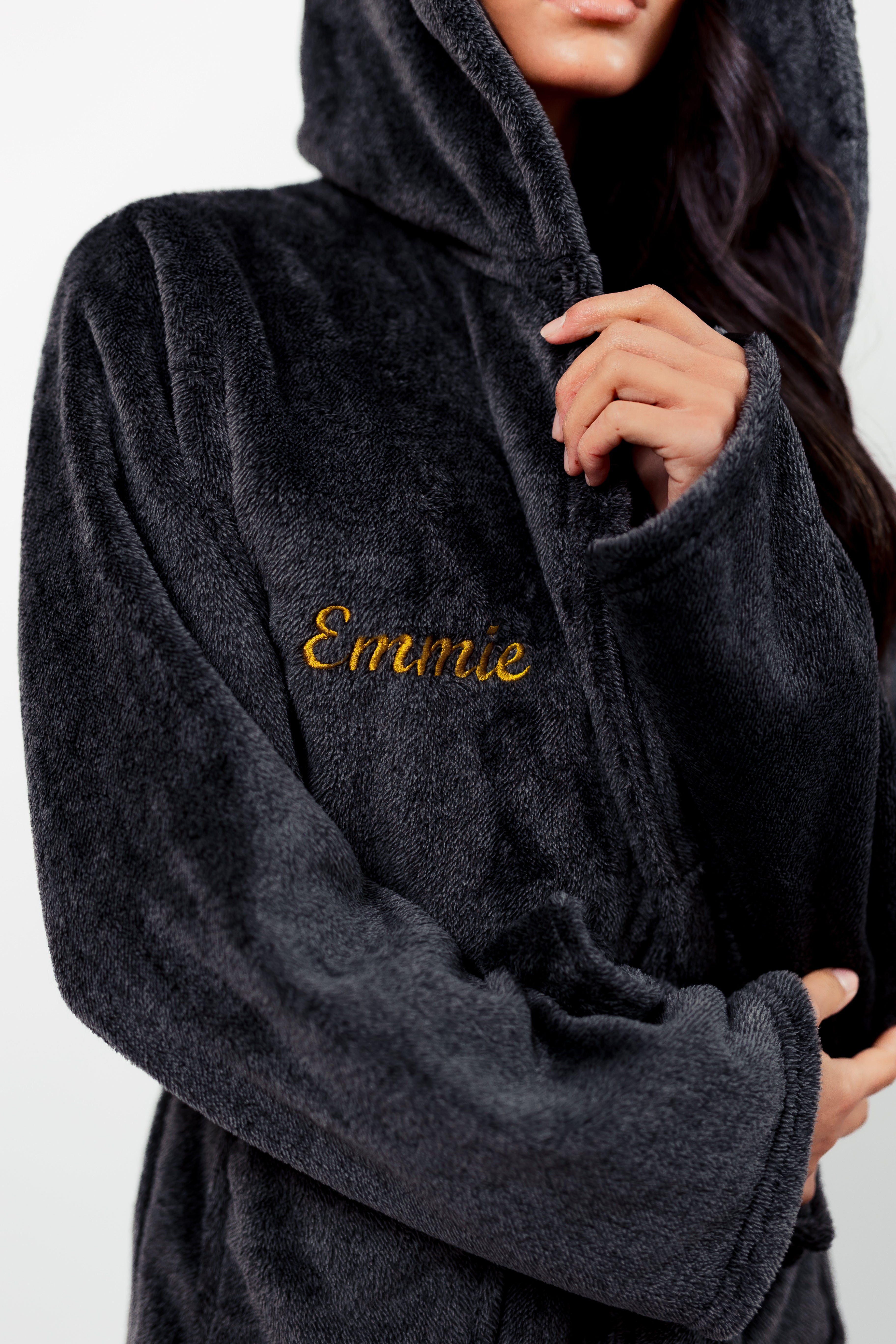 Personalised His & Hers two tone couples robes