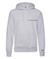 personalised anniversary hoodie | personalised Roman numeral hoodie | personalised embroidered couples hoodie