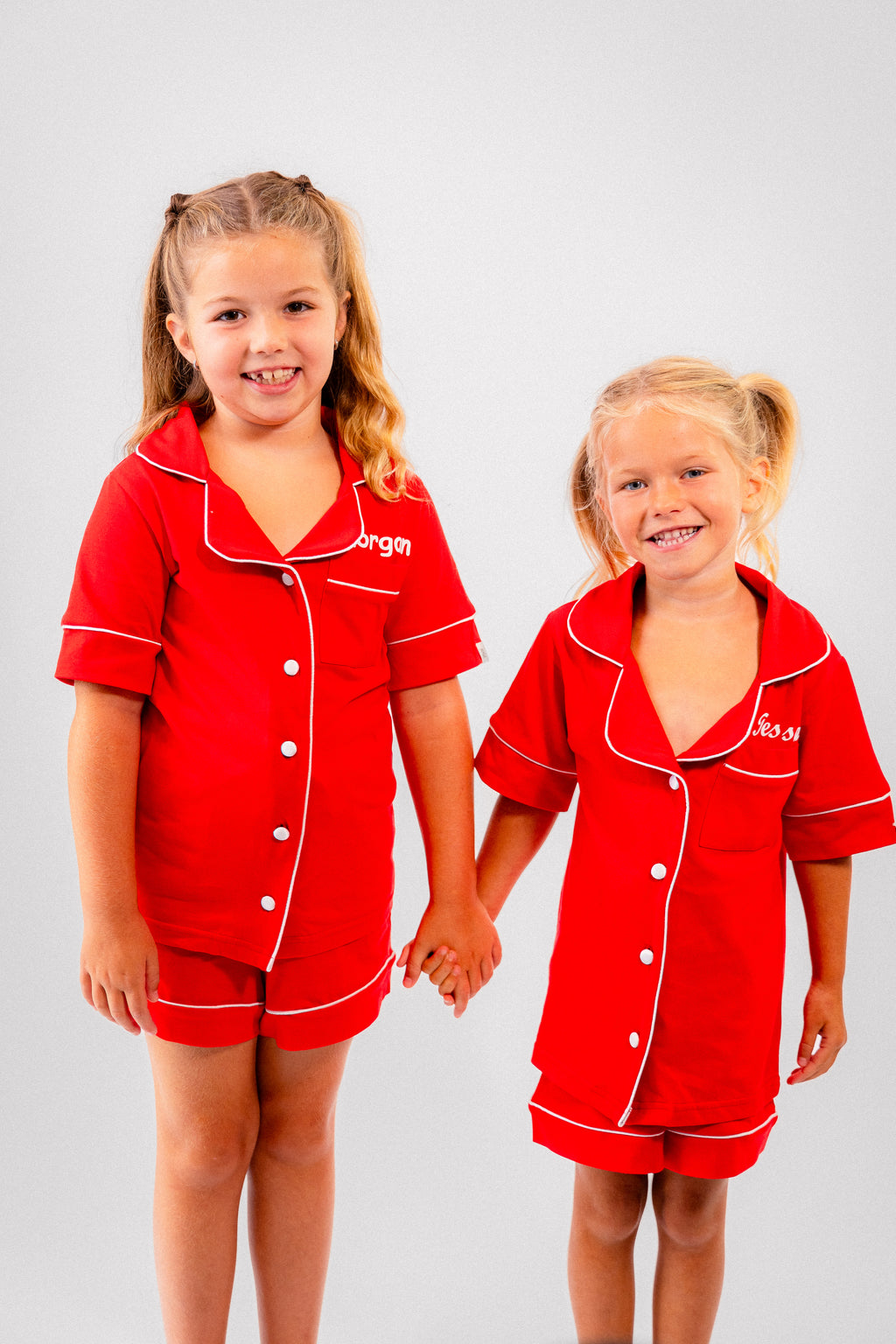 Boys short jersey personalised pyjamas
