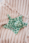 baby personalised recycled turtle comforter | personalised turtle comfort blanket | embroidered recycled turtle comforter | sustainable baby turtle comfort toy