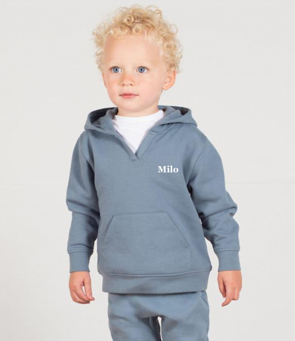 Lulabay baby sustainable personalised hoody