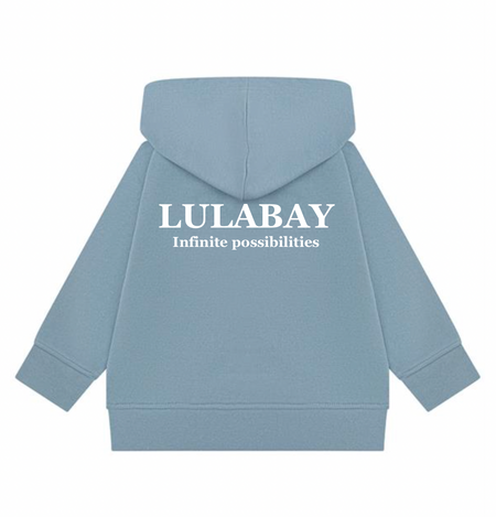 baby personalised sustainable hoodie | personalised baby hoodie | recycled baby hoodie | embroidered baby sustainable hoodie