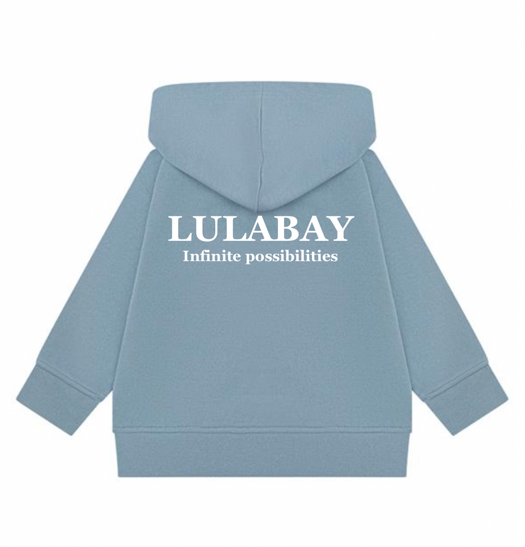 kids personalised sustainable hoodie | unisex personalised hoodie for children | recycled cotton kids hoodie | matching family sustainable hoodie