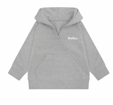 baby personalised sustainable hoodie | personalised baby hoodie | recycled baby hoodie | embroidered baby sustainable hoodie