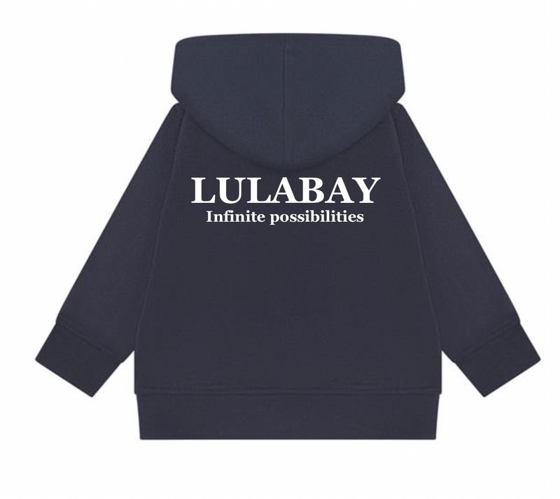 baby personalised sustainable hoodie | personalised baby hoodie | recycled baby hoodie | embroidered baby sustainable hoodie