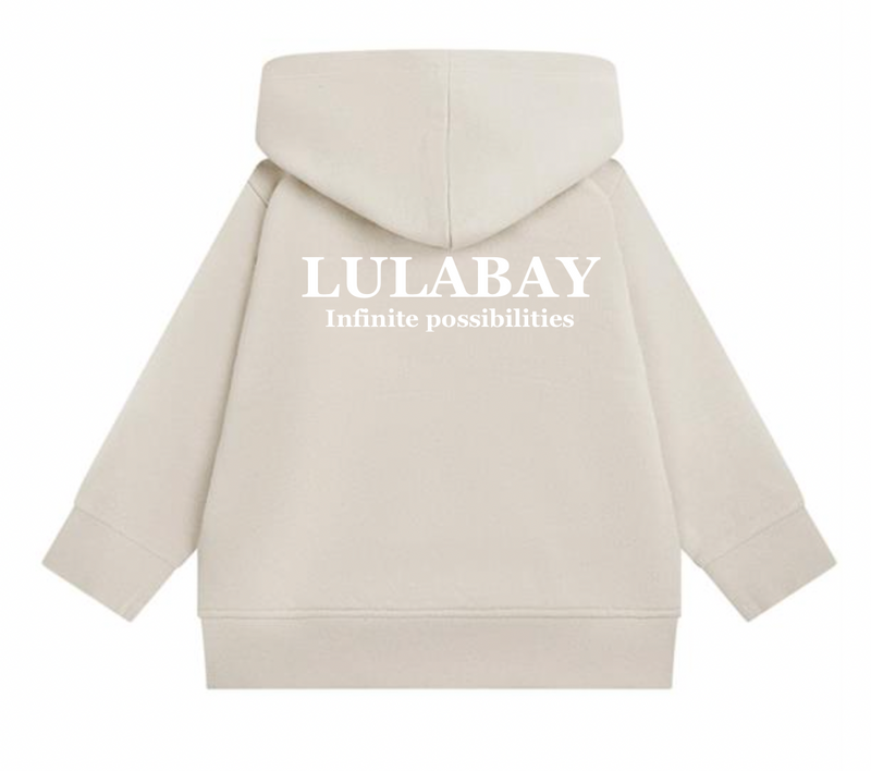 baby personalised sustainable hoodie | personalised baby hoodie | recycled baby hoodie | embroidered baby sustainable hoodie