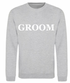 GROOM personalised sweatshirt | personalised groom sweatshirt | men's personalised wedding sweatshirt
