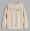 HUBBY personalised sweatshirt | personalised groom sweatshirt | personalised men's wedding sweatshirt
