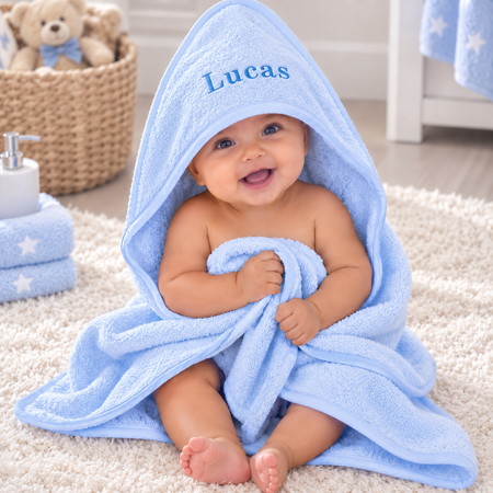 Personalised Hooded Baby Towel