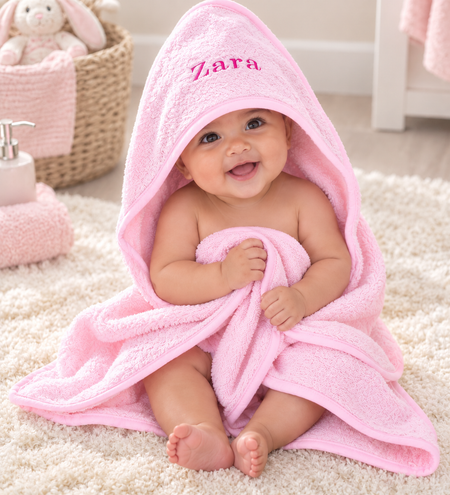 Personalised Hooded Baby Towel