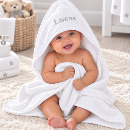 Personalised Hooded Baby Towel