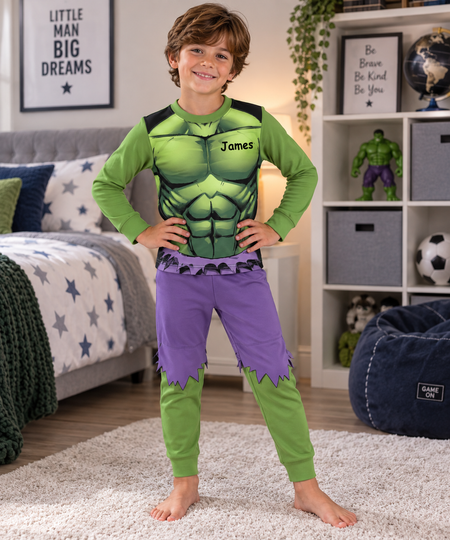 Personalised Hulk Pyjama Set – Boys