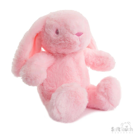 personalised pink Easter bunny | embroidered Easter bunny soft toy | personalised bunny teddy for children | pink Easter bunny gift