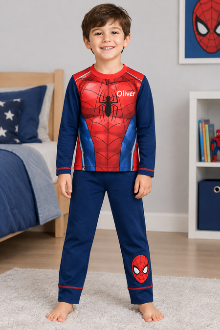 Personalised Spider Man Pyjama Set – Boys