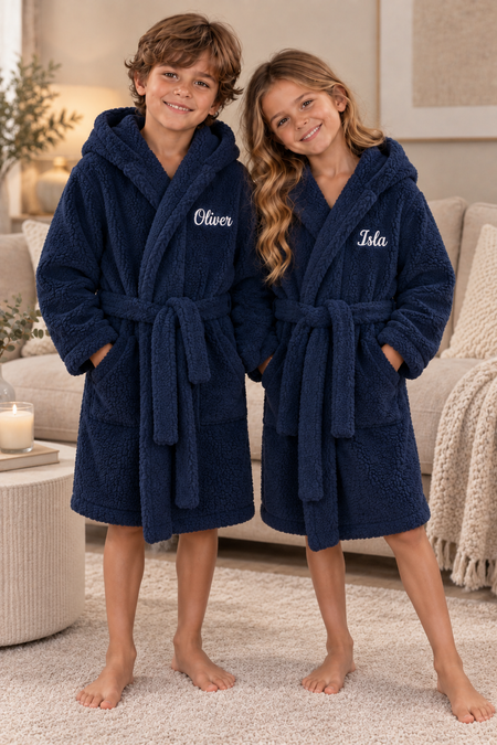 Pre-Order - Personalised Premium Dressing Gown – Girls