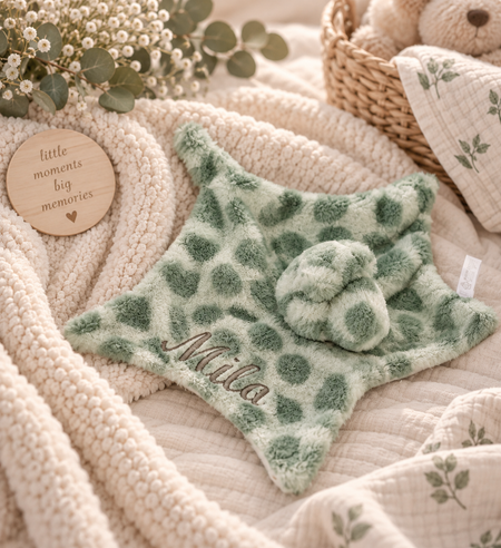 Personalised Recycled Turtle Comforter – Baby Unisex