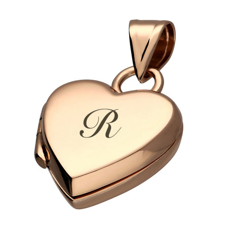 personalised heart locket necklace | engraved heart locket necklace for women | sterling silver personalised heart necklace