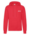 personalised initials hoodie | embroidered initials hoodie for women (change according to colour image)