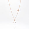 personalised initial necklace | sterling silver initial necklace | engraved initial necklace for women | personalised letter necklace
