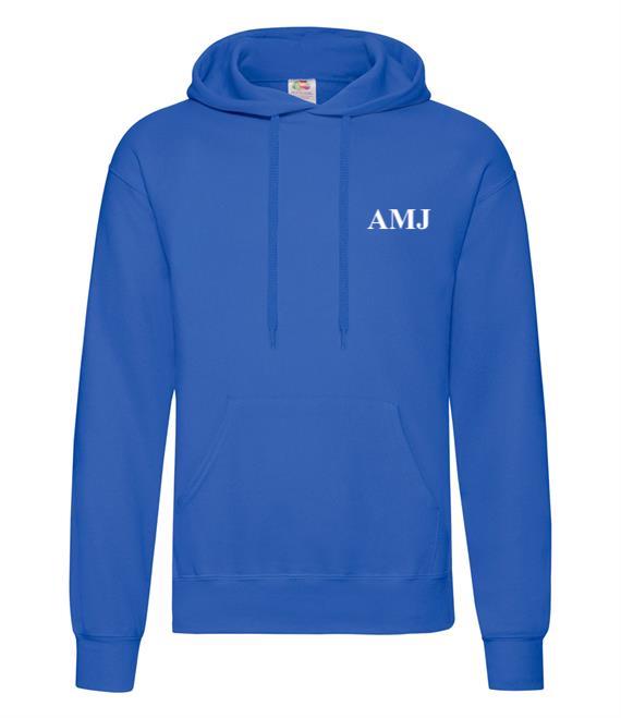 Mens personalised Initials Over Head Hoody