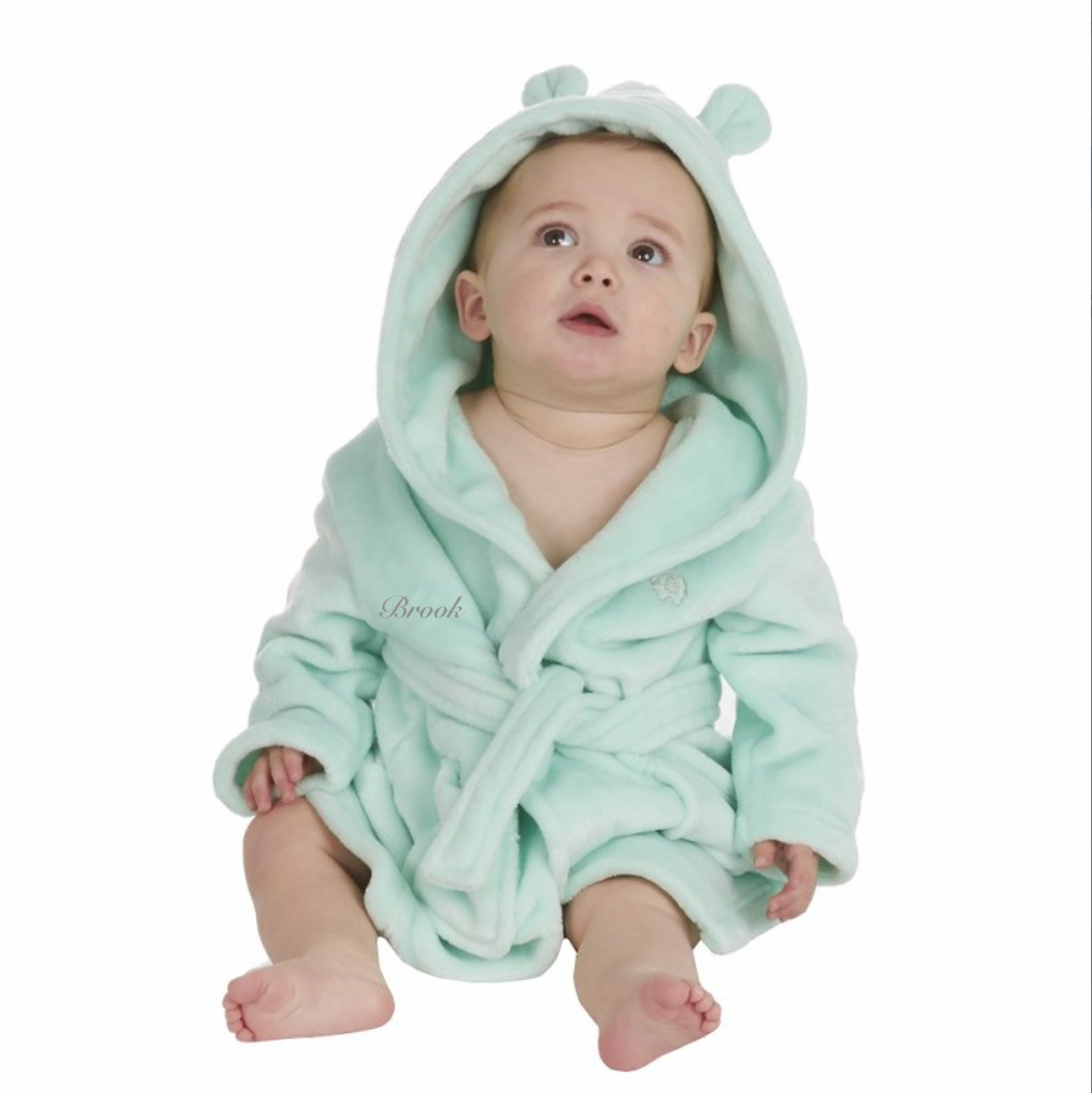 Baby hood personalised dressing gowns