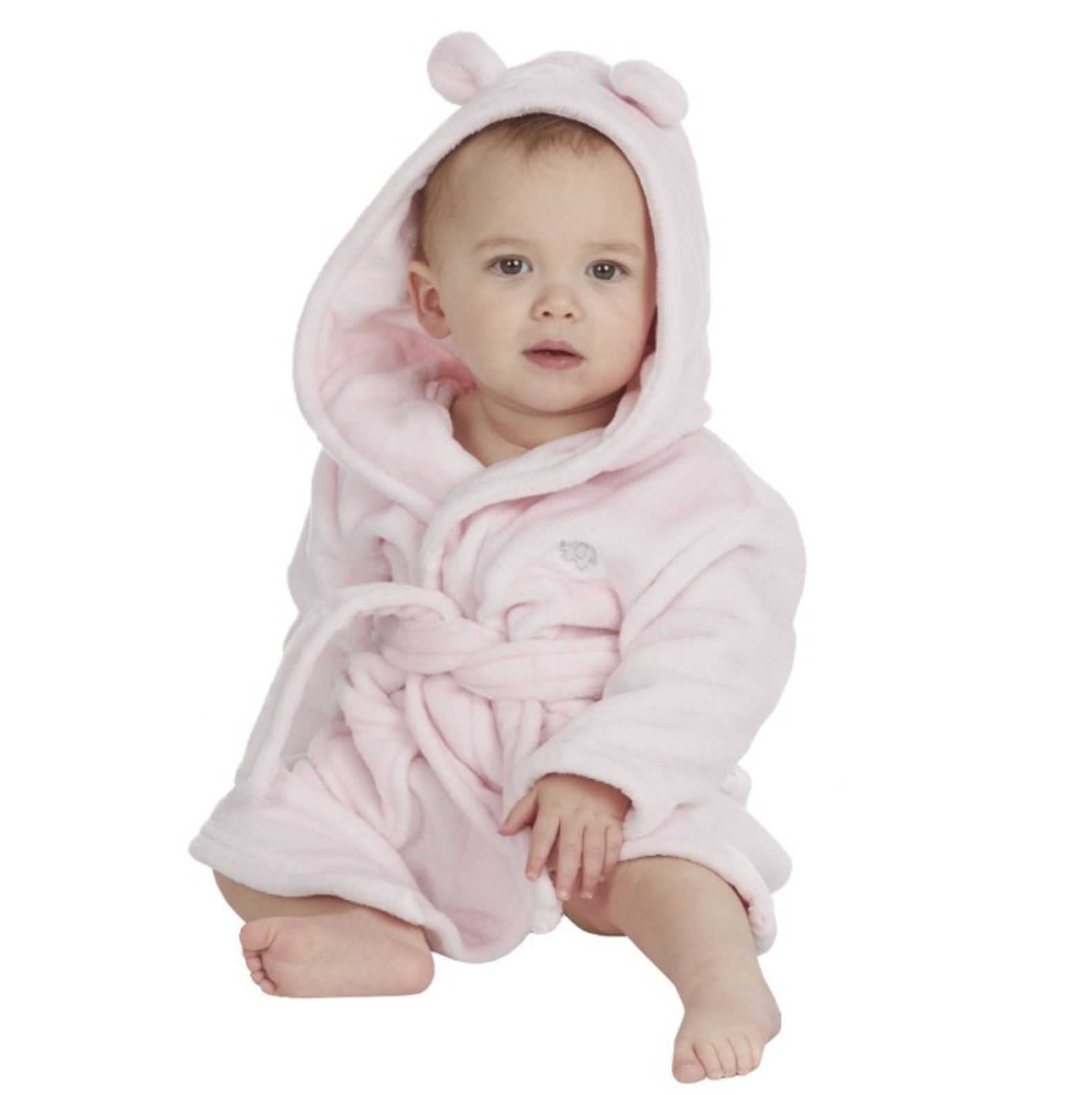 Baby hooded personalised dressing gown