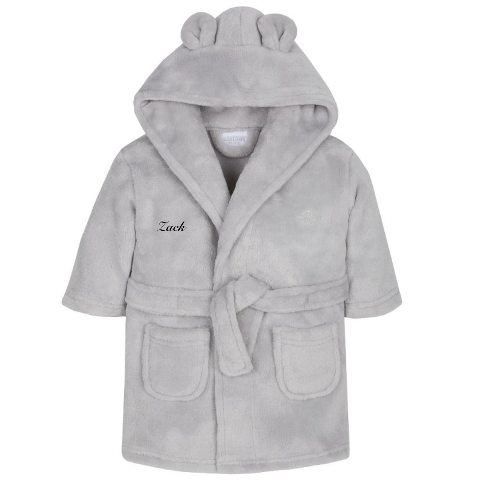 Baby hooded personalised dressing gowns