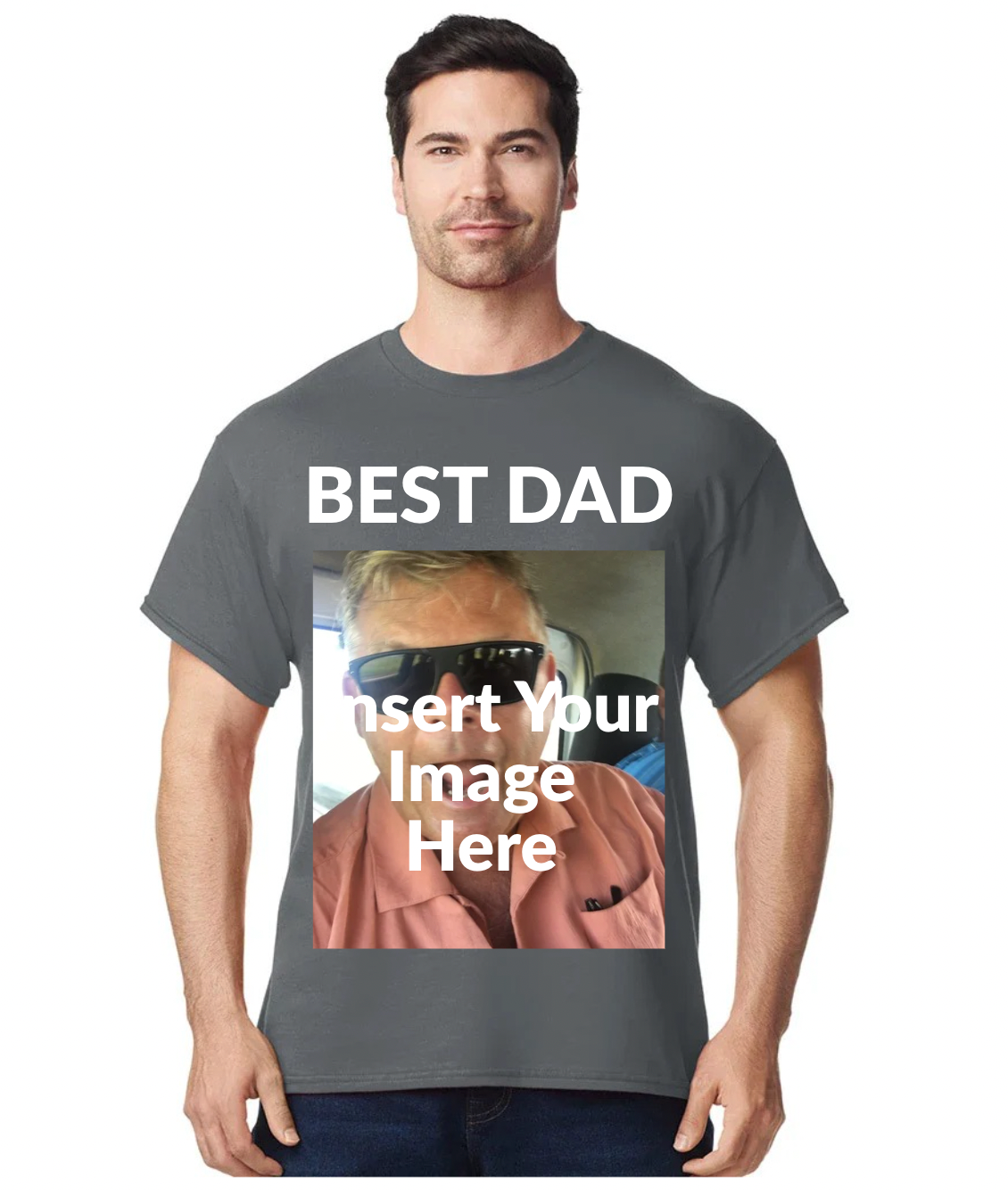 BEST DAD - Personalised Fathers day t-shirt