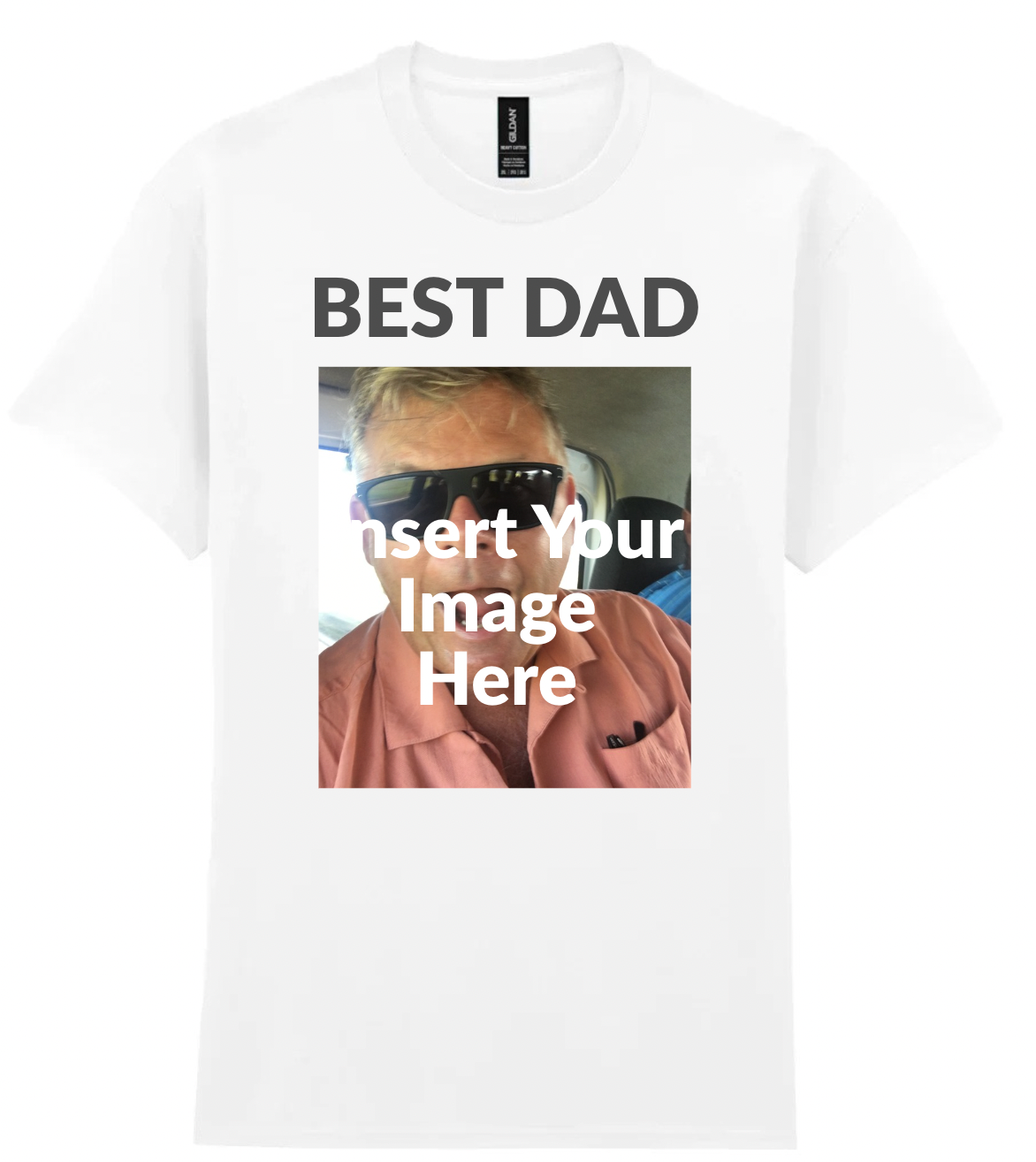 BEST DAD - Personalised Fathers day t-shirt