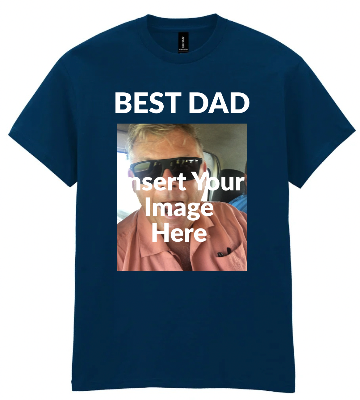 BEST DAD - Personalised Fathers day t-shirt