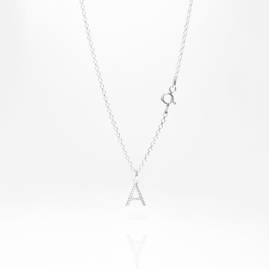 Womens initial personalised necklace