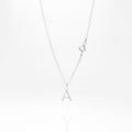Womens initial personalised necklace