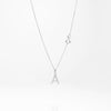 personalised initial necklace | sterling silver initial necklace | engraved initial necklace for women | personalised letter necklace