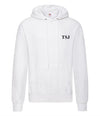 personalised men's initials hoodie | embroidered initials over head hoodie | men's personalised hoodie with initials