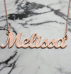personalised name necklace | custom name necklace for women | sterling silver personalised name necklace | engraved name necklace