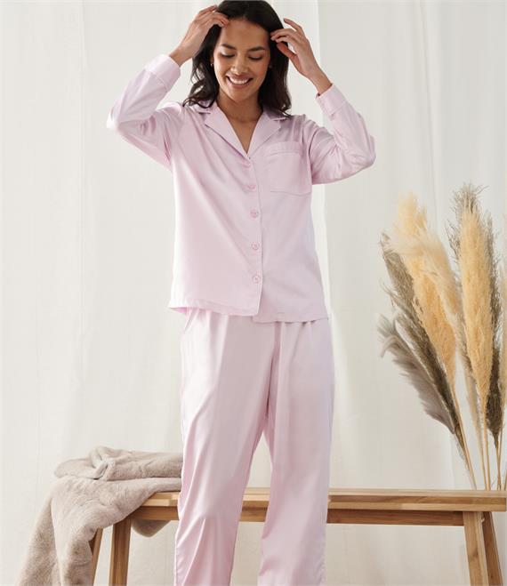 personalised bridal satin long pyjama set | personalised bridal satin pyjamas bride (change according to colour image)